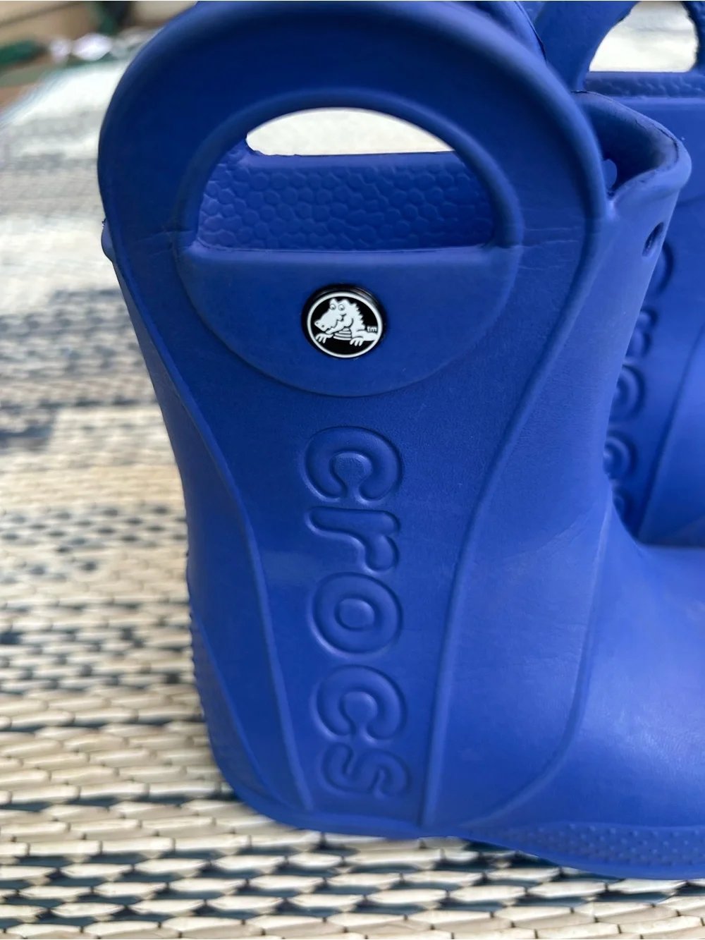 CROCS Kids Blue Handle Rain & Snow Boots